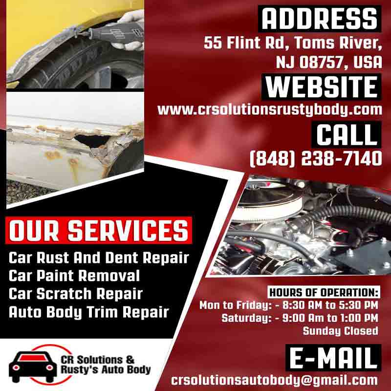 CR Solutions & Rusty's Auto Body | Auto Body Repair in Toms River